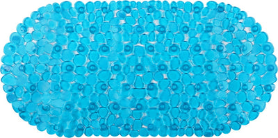 Differnz lapis anti-slip inlegmat bad 70x35cm blauw transparant