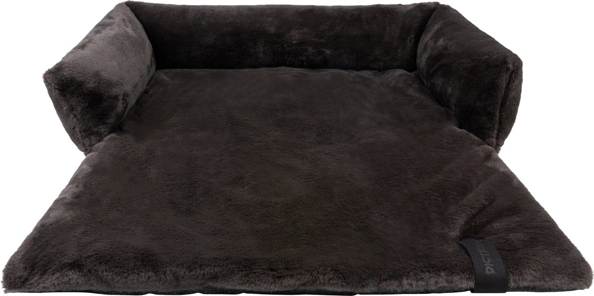 District 70 nuzzle - zachte mand voor op de bank - large: 85 x 75 cm - donker grijs