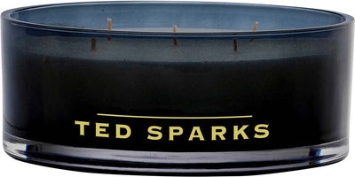 Ted sparks - geurkaars balthazar - 50 branduren - 6 lonten - luxe verpakking - wild rose jasmin - romantische zoete geur