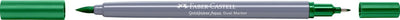 Faber-castell - duo aquarel marker - goldfaber - smaragdgroen 163 - brush 0,6mm - fc-164663