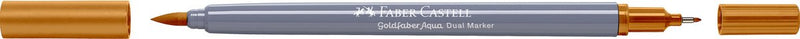 Faber-castell - duo aquarel marker - goldfaber - licht geel oker 183 - brush 0,6mm - fc-164683