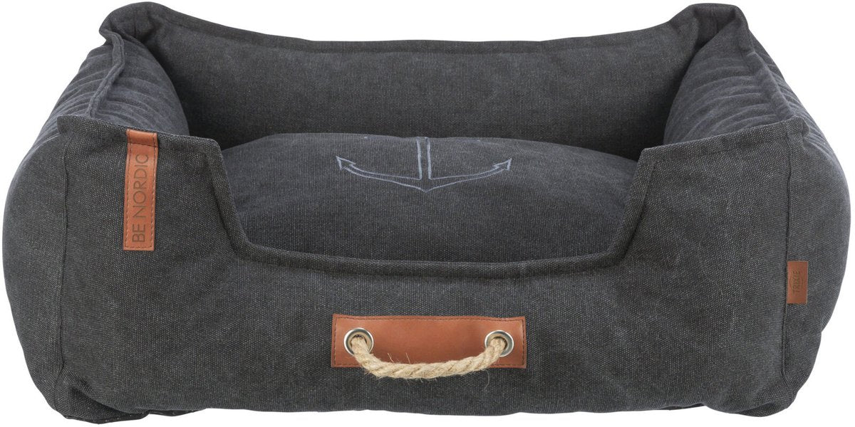 Trixie - hondenmand - be nordic fohr - hoekig - zwart - 60x50 cm