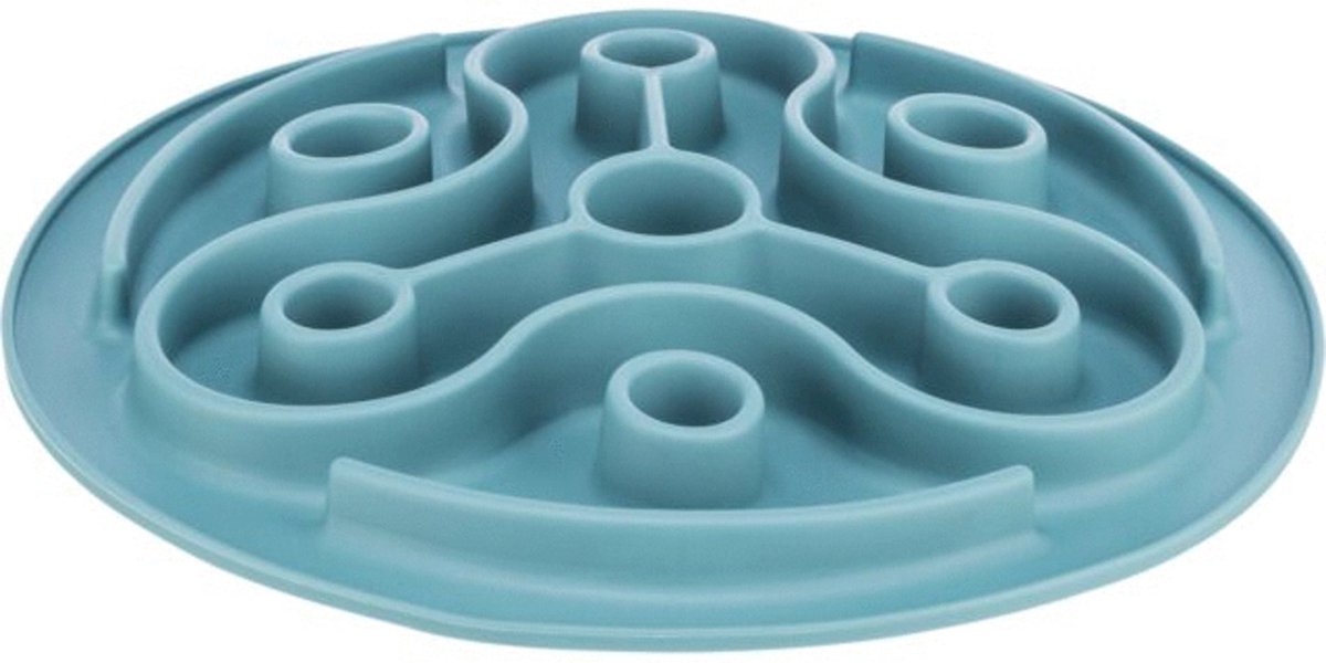 Trixie voermat slowfeeding tpe blauw