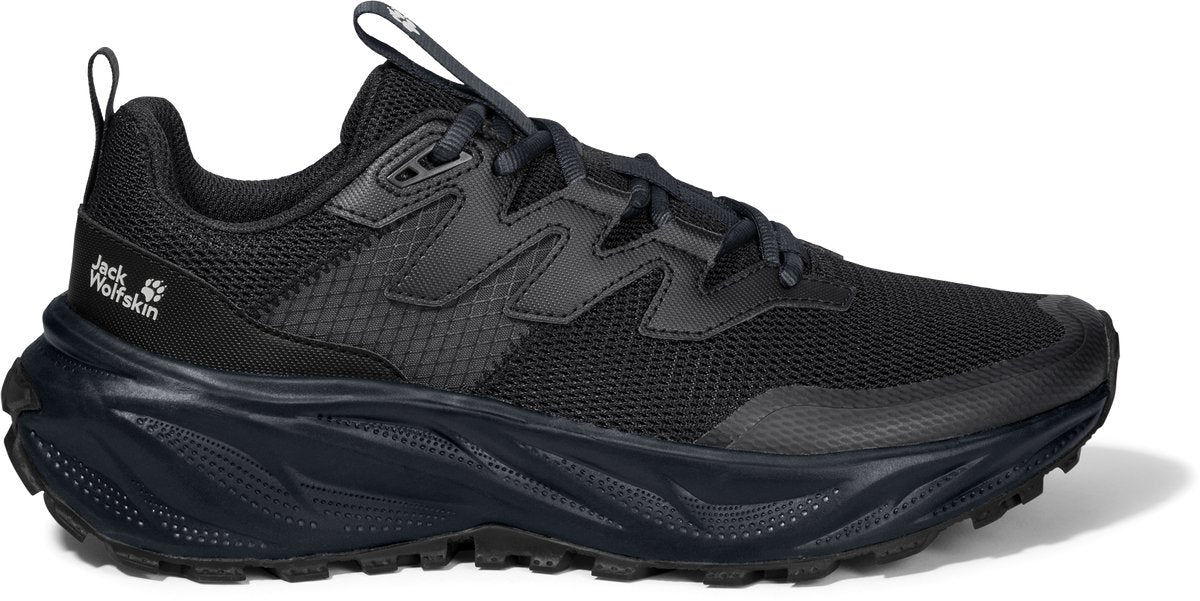 Jack wolfskin trail low wandelschoenen zwart eu 40 vrouw