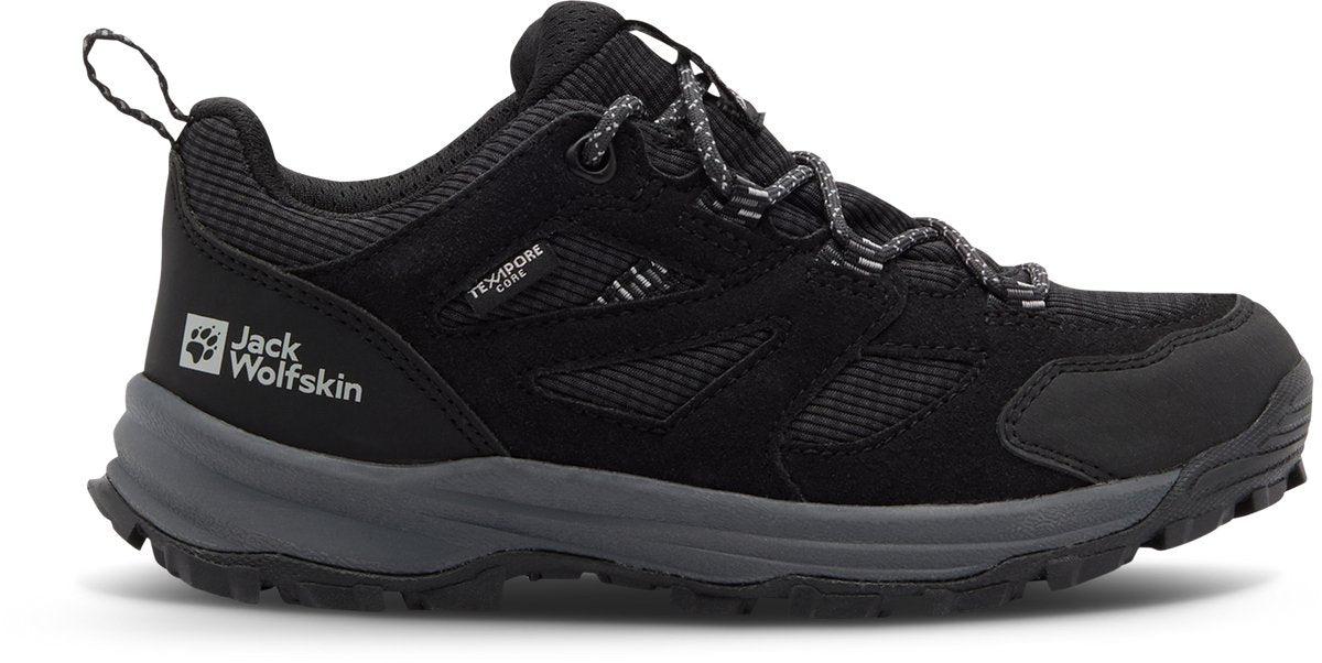 Jack wolfskin vojo tour texapore low k kinderen wandelschoenen-phantom