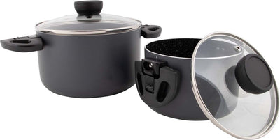 Bo-camp - pannenset - twist - compact 2 - aluminium - inductie