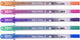 Sakura gelschrijver gelly roll silver shadow set à 5 kleuren