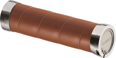 Brooks handvatten slender leather grips 100 130mm honey