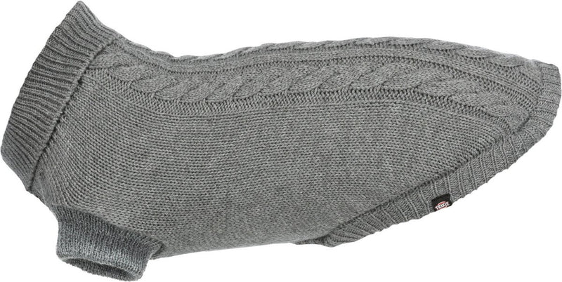 Trixie trui kenton grijs - hondenkleding - 50 cm