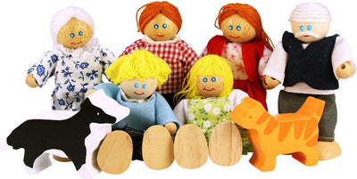 Bigjigs poppenhuis familie jt117