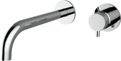 Plieger napoli inbouw wandkraan 1 hendel met uitloop 23.8cm cold start chroom