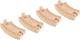 Hape korte gebogen rails