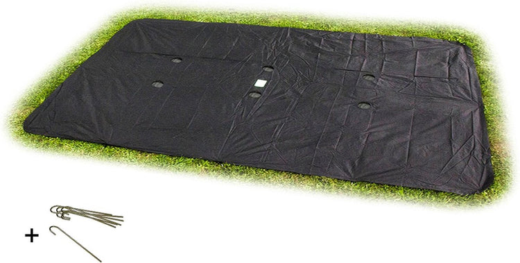 Exit toys exit groundlevel trampoline afdekhoes 244x427cm - trampoline beschermhoes - weerbestendig - rechthoekig - afdekzeil