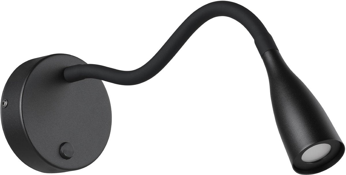 Eglo olivandino wandlamp - led - 43 cm - zwart - kantelbaar