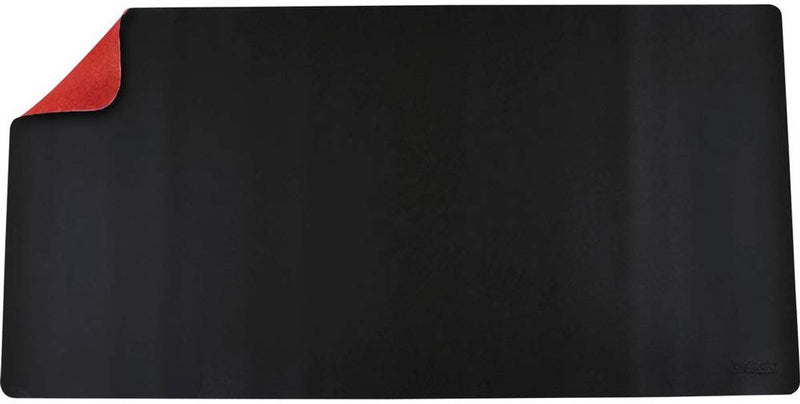 Deflecto dm12060br bureau onderlegger zwart, rood (b x h) 1.2 m x 0.6 m
