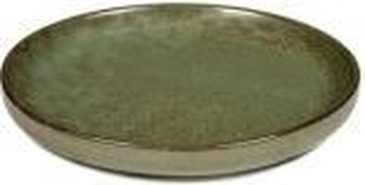 Serax - sergio herman surface - olijfbord m - camogroen - 16 ø - 4 stuks