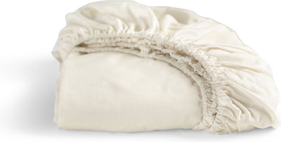 Cinderella - weekend - hoeslaken - geschikt voor boxspring - 100% katoen - 160x200 cm- tot 25 cm matrashoogte - ivoor