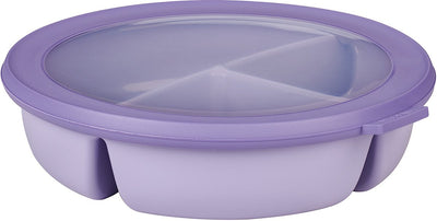 Mepal - multikom cirqula vershouddoos - 3-vaks bento bowl - 250 ml. 250 ml 500 ml - rond - vivid lilac