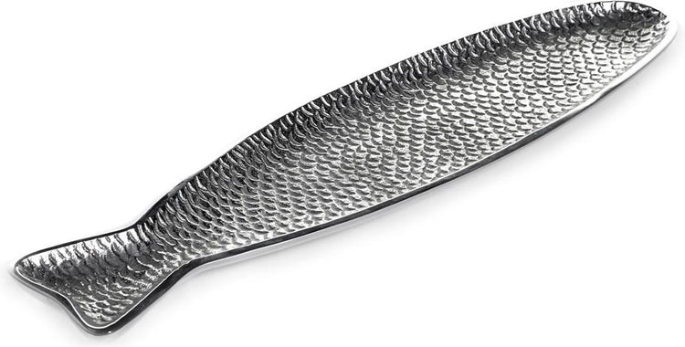 Serax - paola navone - fish fish - serveerschaal - grijs - l 45cm