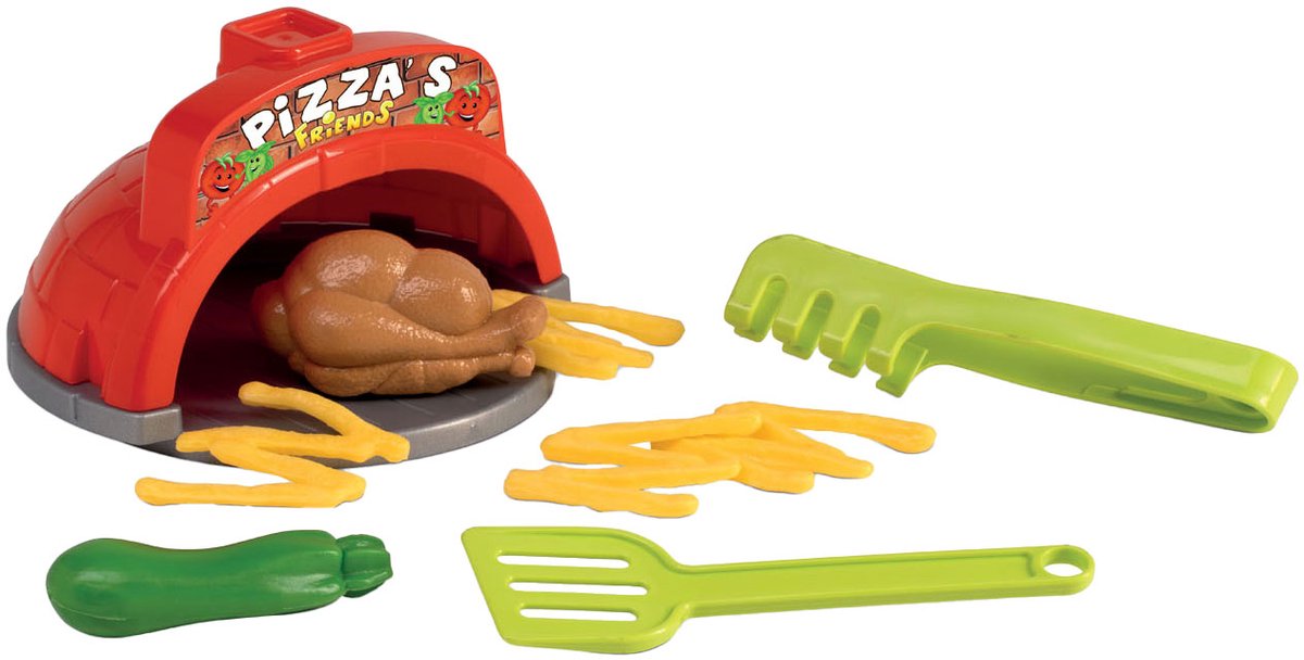 Androni giocattoli pizza oven speelset.