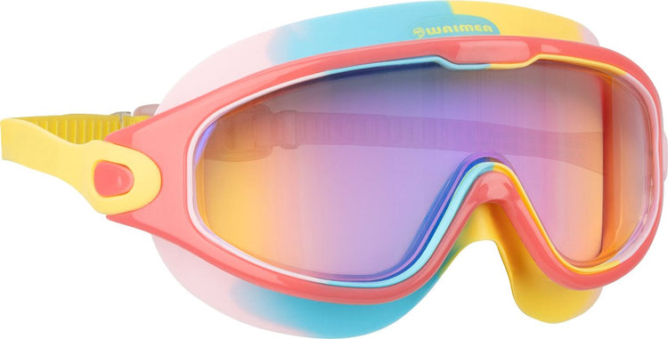 Waimea zwembril voor kinderen - curved - oliecoating - multicolor roze