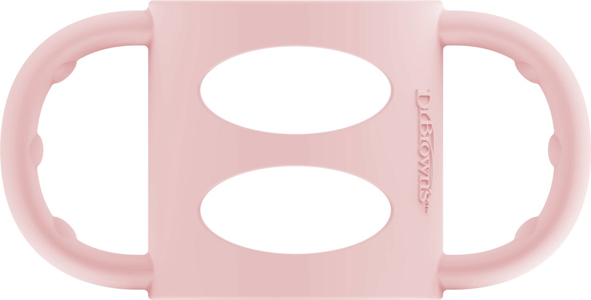 Dr. brown's siliconen handvat - voor smalle halsfles - roze