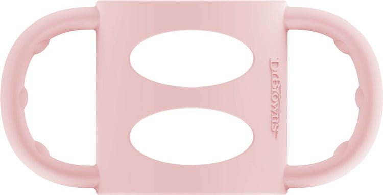 Dr. brown's siliconen handvat - voor smalle halsfles - roze