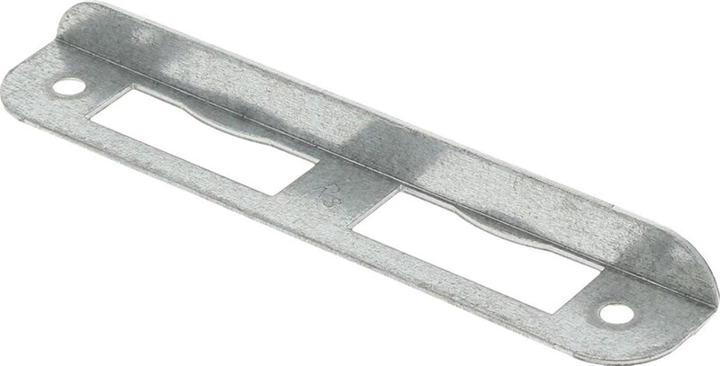 Nemef hoeksluitplaat - afgerond - 135 x 24 x 12 mm (lxbxh b+lip) - staal verzinkt - hp1266 - din links