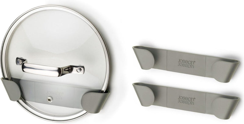 Joseph joseph duo opal - dekselhouder set van 3 stuks - kunststof - grijs