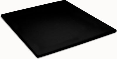 Cinderella - topper hoeslaken - tot 12 cm matrashoogte - jersey - 80 90x200 210 cm - zwart