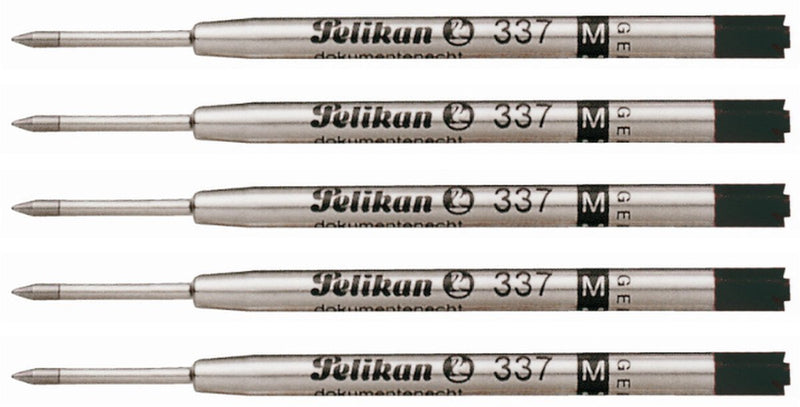 Pelikan balpenvulling 337 medium zwart 5 stuks