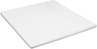 Cinderella premium molton topper hoeslaken - matrasbeschermer voor topper - 90x210 cm - tot 15 cm matrashoogte - wit