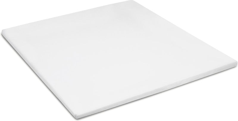 Cinderella premium molton topper hoeslaken - matrasbeschermer voor topper - 90x210 cm - tot 15 cm matrashoogte - wit
