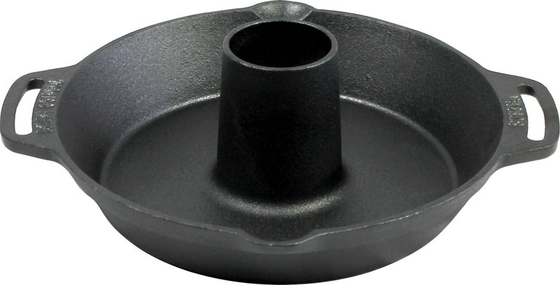 Valhal outdoor gietijzeren chicken sitter, gevogeltepan - gietijzer - met handvatten - vh28cs
