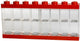 Lego opbergbox minifiguur 16, rood -
