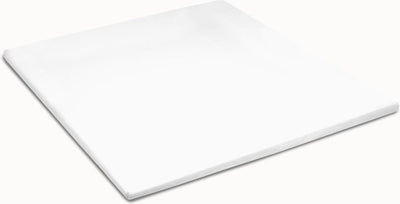 Cinderella topper hoeslaken - katoen - jersey - 80 90x200 210 cm - tot 12 cm hoogte - wit