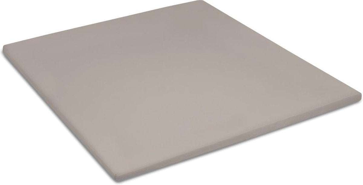 Cinderella sundays hoeslaken - topper - 100% katoen-satijn - 180x200 cm - tot 15 cm - taupe