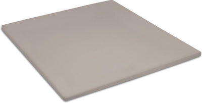 Cinderella sundays hoeslaken - topper - 100% katoen-satijn - 180x200 cm - tot 15 cm - taupe