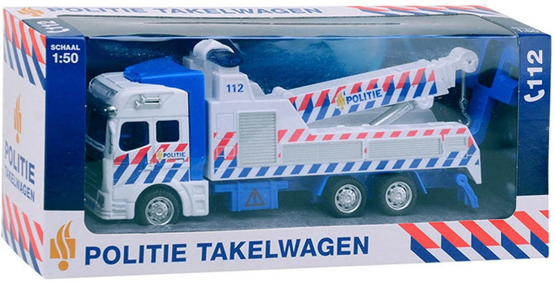 Johntoy politie takelwagen 26126