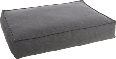 Flamingo orthopedische hondenkussen – premium line – pure luxe hondenkussen 80 x 60 x 18 cm – extra memory foam voor maximaal comfort – baldar hondenkussen donkergrijs