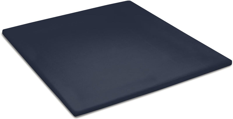 Cinderella sundays - topper hoeslaken (tot 15 cm) - satijn - 100x220 cm - blauw