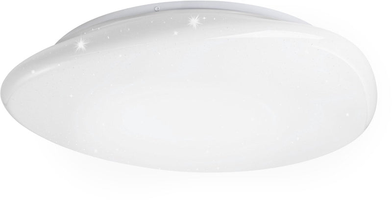 Eglo connect.z sileras-z smart plafondlamp - ø 43 cm - wit - instelbaar rgb wit licht - dimbaar - zigbee