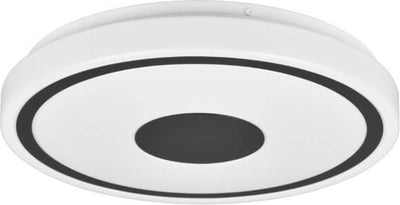 Rl live your light reality bunda - plafondlamp - zwart mat - incl. 1x smd 16 w - zwenkbaar