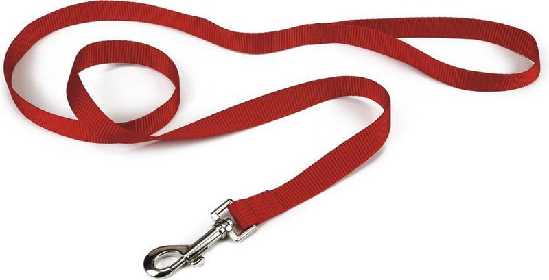 Beeztees - hondenriem - nylon - rood - 100 cm x 20 mm l