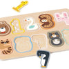 Classic world houten cijfer puzzel educatief speelgoed 10 stukjes.
