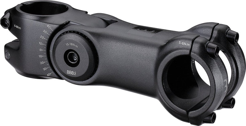 Bbb cycling stuurpen verstelbaar - verstelbare stuurpen racefiets, e-bike mtb - 31.8mm stuur - -40° +40° hoek - highsix - zwart - 90 mm - bhs-29