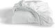 Cinderella - weekend - hoeslaken - 100% katoen - 180x200 cm - tot 25 cm matrashoogte - wit