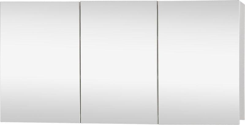 Differnz brida spiegelkast 50x100x15cm 3 deuren wit