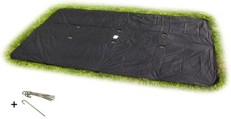 Exit toys exit groundlevel trampoline afdekhoes 214x305cm - trampoline beschermhoes - weerbestendig - rechthoekig - afdekzeil