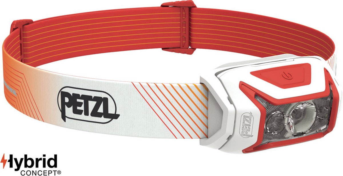 Petzl actik core hoofdlamp - hoofdlamp - red